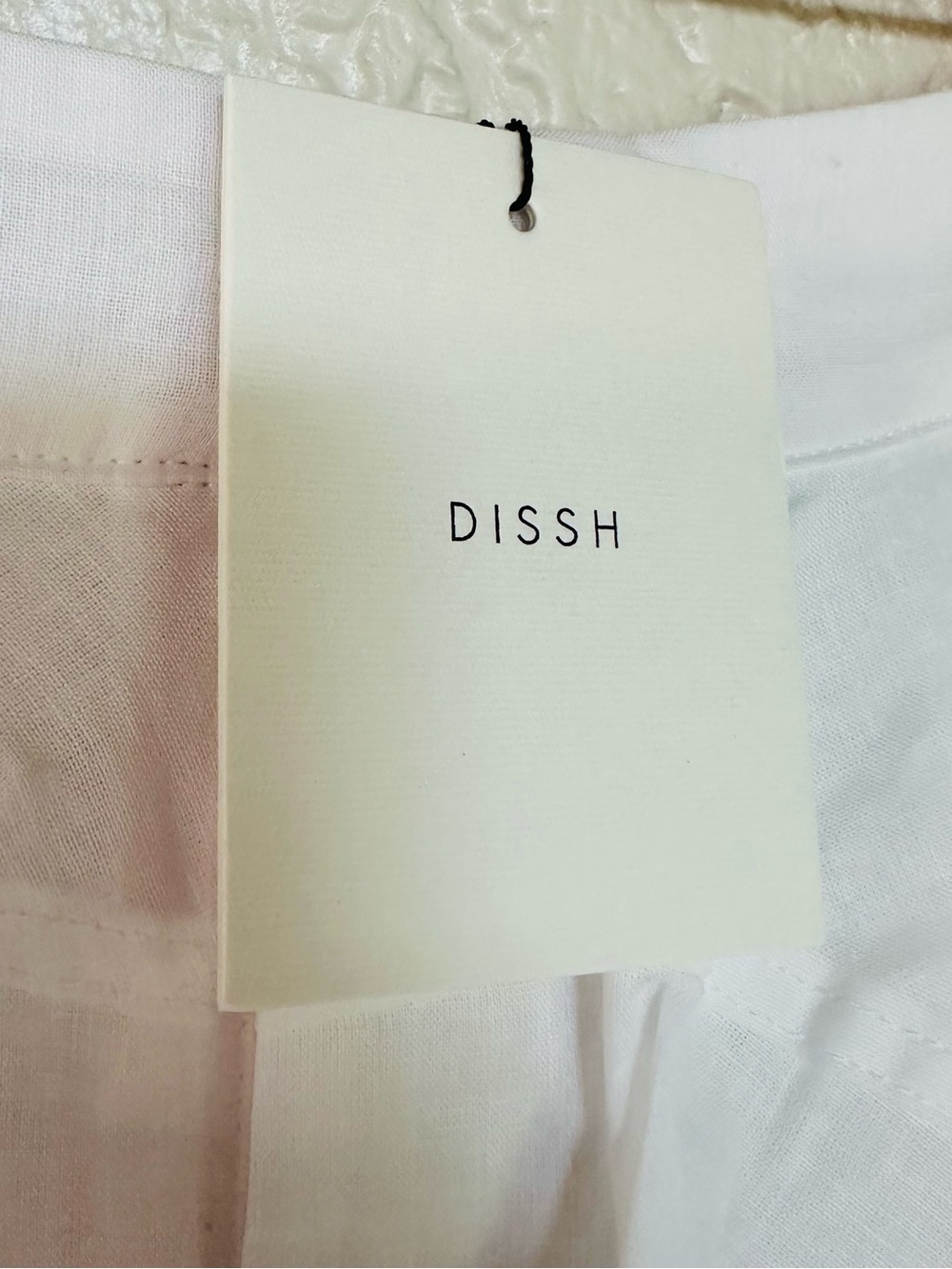 New DISSH Maria High Rise Balloon Hem White Linen Cotton Mini Skirt Boho - Picture 8 of 11